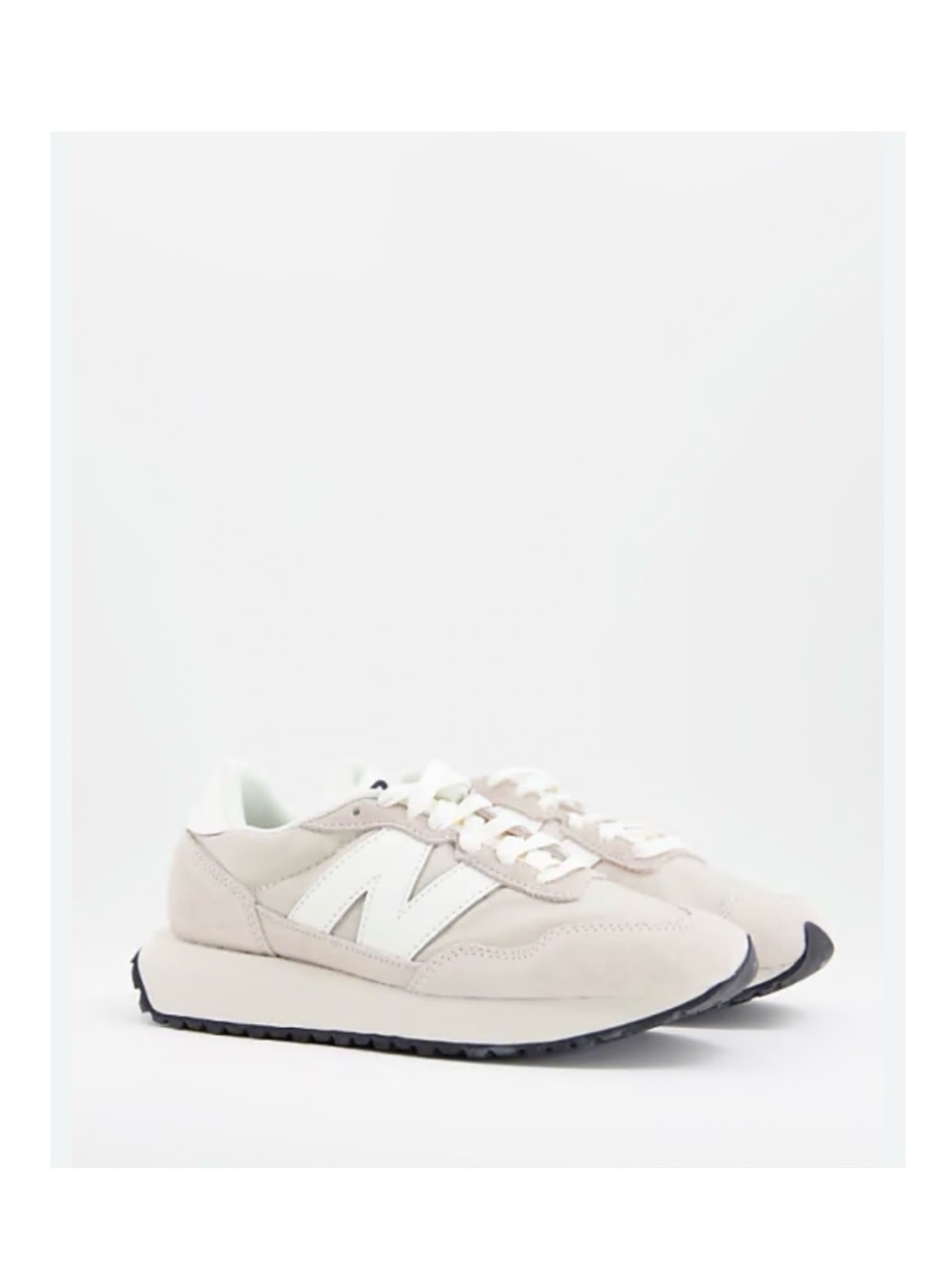 New Balance 237 Beige and White Women's sneakers